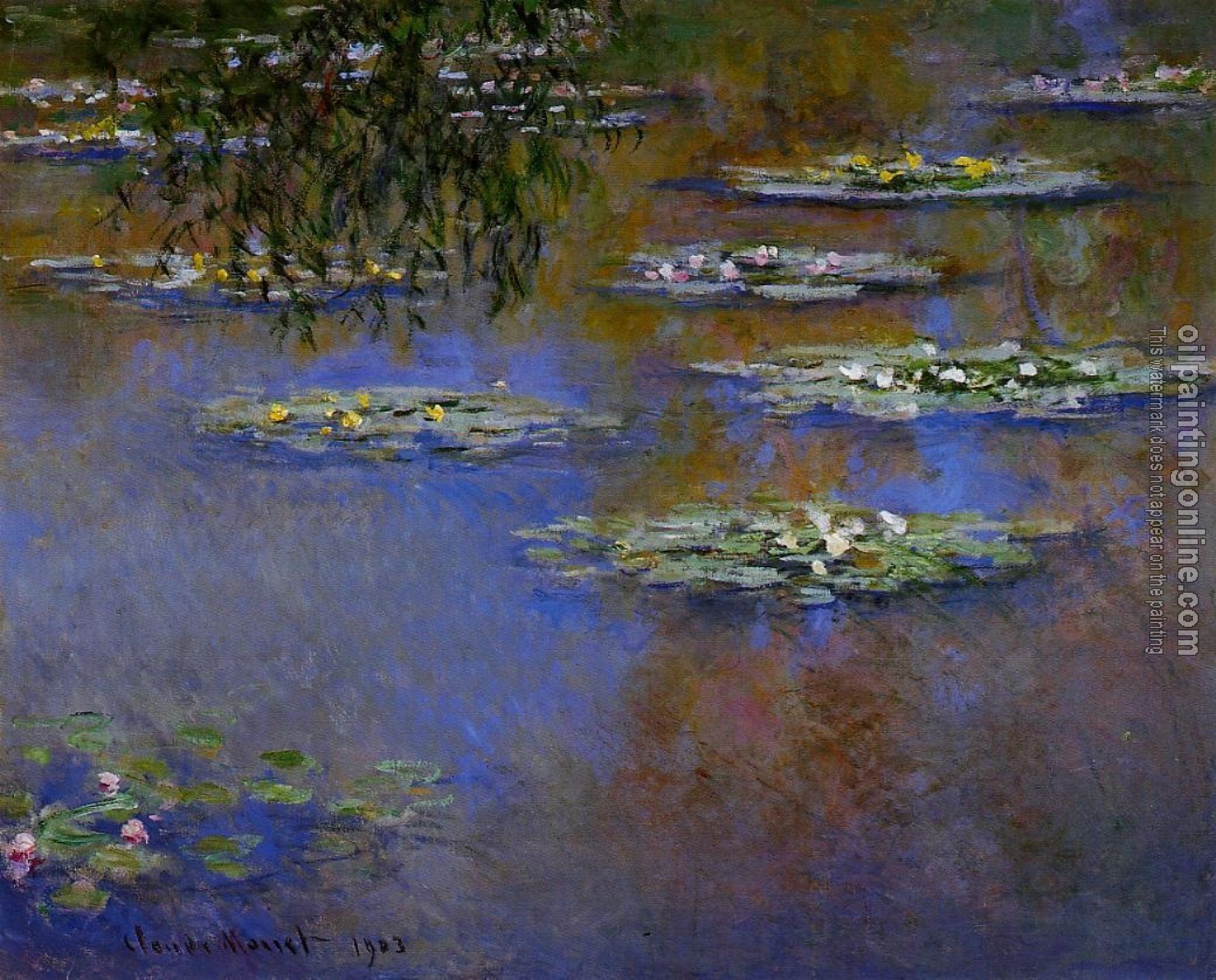 Monet, Claude Oscar - Water Lilies